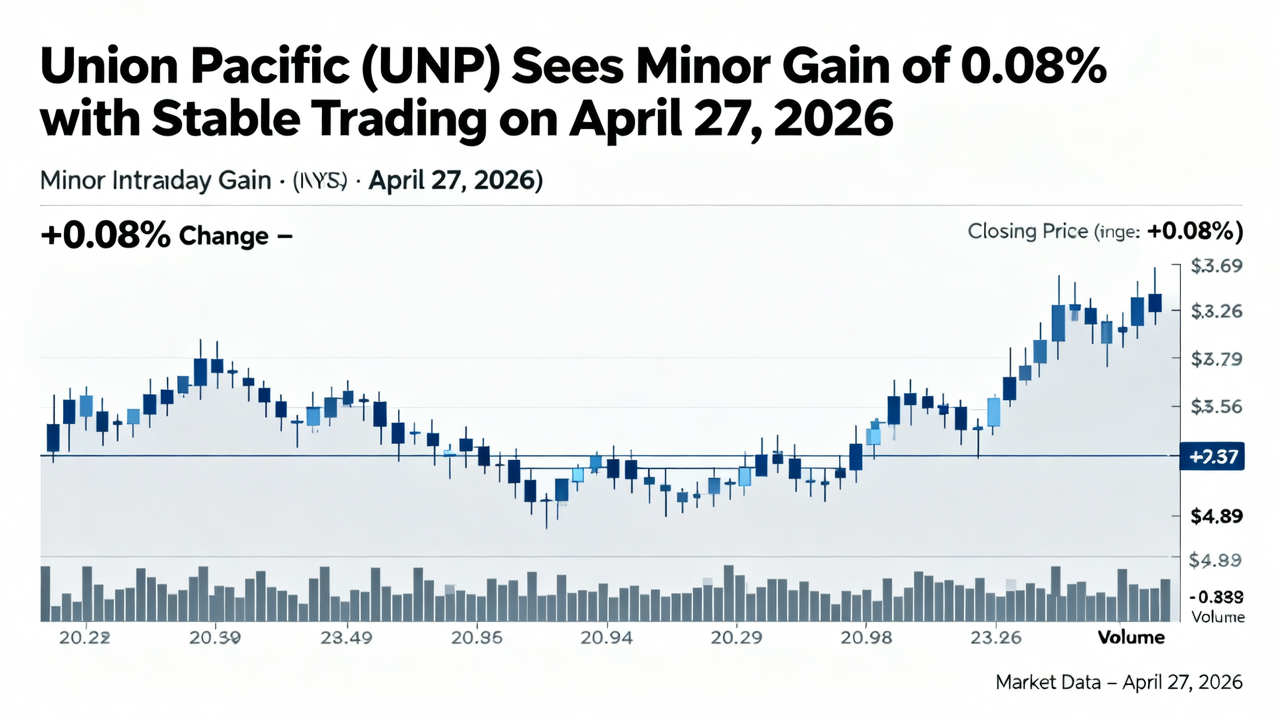Union Pacific (UNP) Sees Minor Gain of 0.08% with Stable Trading on April 27, 2026