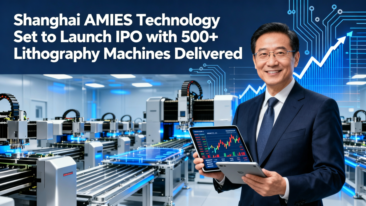 Shanghai AMIES Technology Set to Launch IPO with 500+ Lithography Machines Delivered