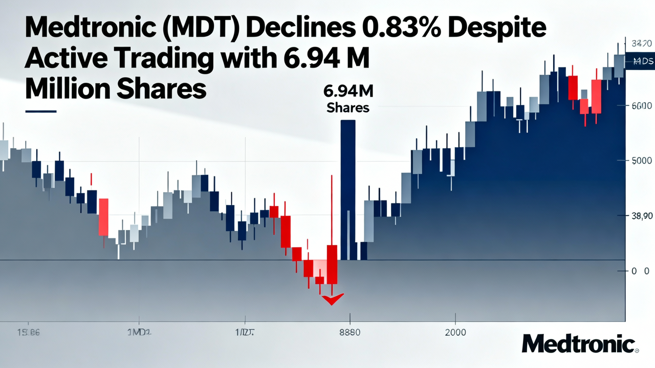 Medtronic (MDT) Declines 0.83% Despite Active Trading with 6.94 Million Shares