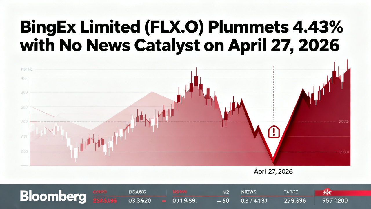 BingEx Limited (FLX.O) Plummets 4.43% with No News Catalyst on April 27, 2026