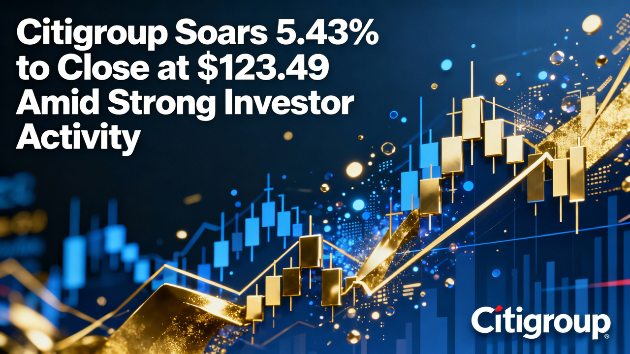Citigroup Soars 5.43% to Close at $123.49 Amid Strong Investor Activity