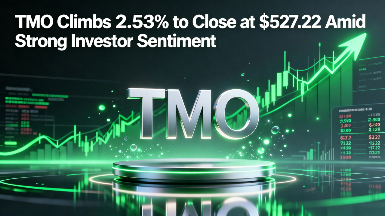 TMO Climbs 2.53% to Close at $527.22 Amid Strong Investor Sentiment