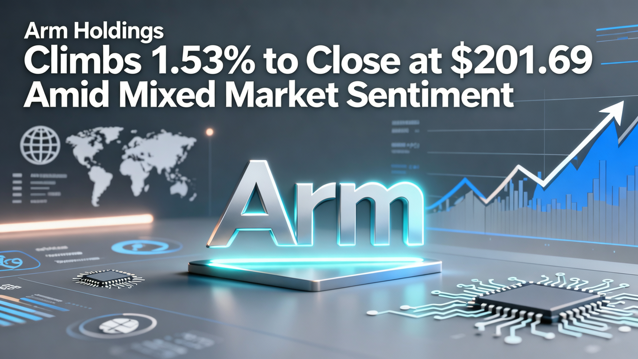 Arm Holdings Climbs 1.53% to Close at $201.69 Amid Mixed Market Sentiment