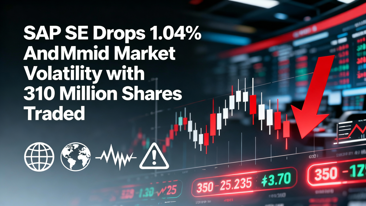 SAP SE Drops 1.04% Amid Market Volatility with 310 Million Shares Traded