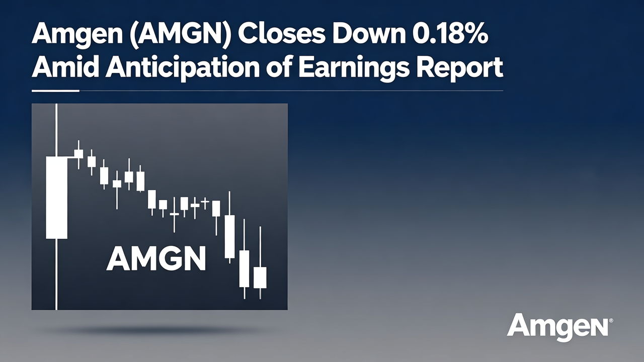 Amgen (AMGN) Closes Down 0.18% Amid Anticipation of Earnings Report
