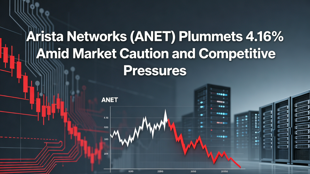 Arista Networks (ANET) Plummets 4.16% Amid Market Caution and Competitive Pressures