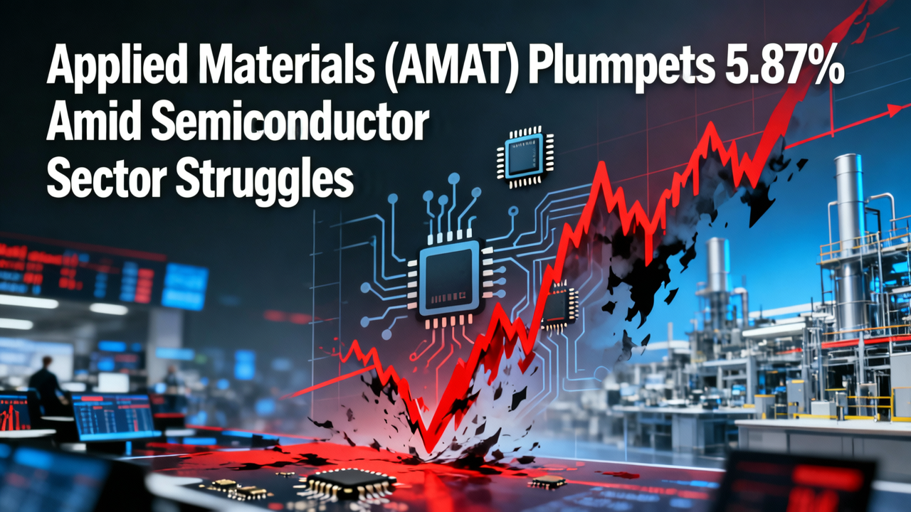 Applied Materials (AMAT) Plummets 5.87% Amid Semiconductor Sector Struggles