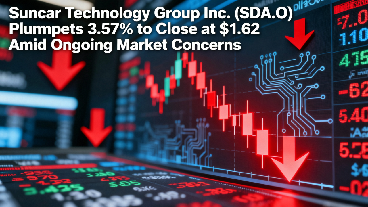 Suncar Technology Group Inc. (SDA.O) Plummets 3.57% to Close at $1.62 Amid Ongoing Market Concerns