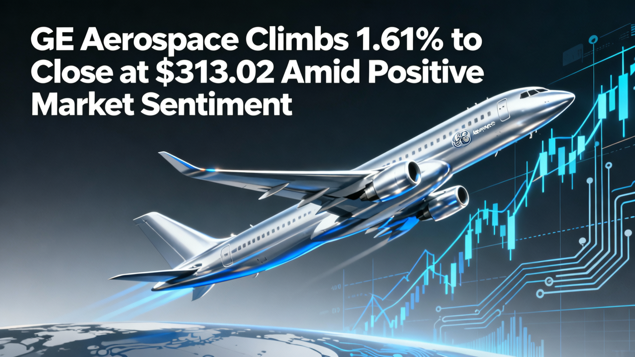 GE Aerospace Climbs 1.61% to Close at $313.02 Amid Positive Market Sentiment