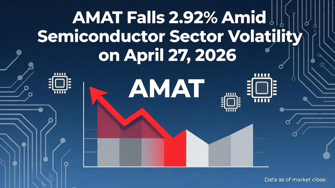 AMAT Falls 2.92% Amid Semiconductor Sector Volatility on April 27, 2026