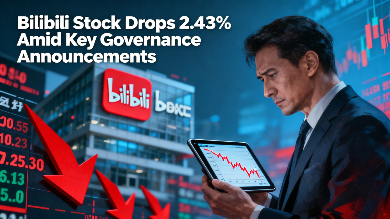 Bilibili Stock Drops 2.43% Amid Key Governance Announcements