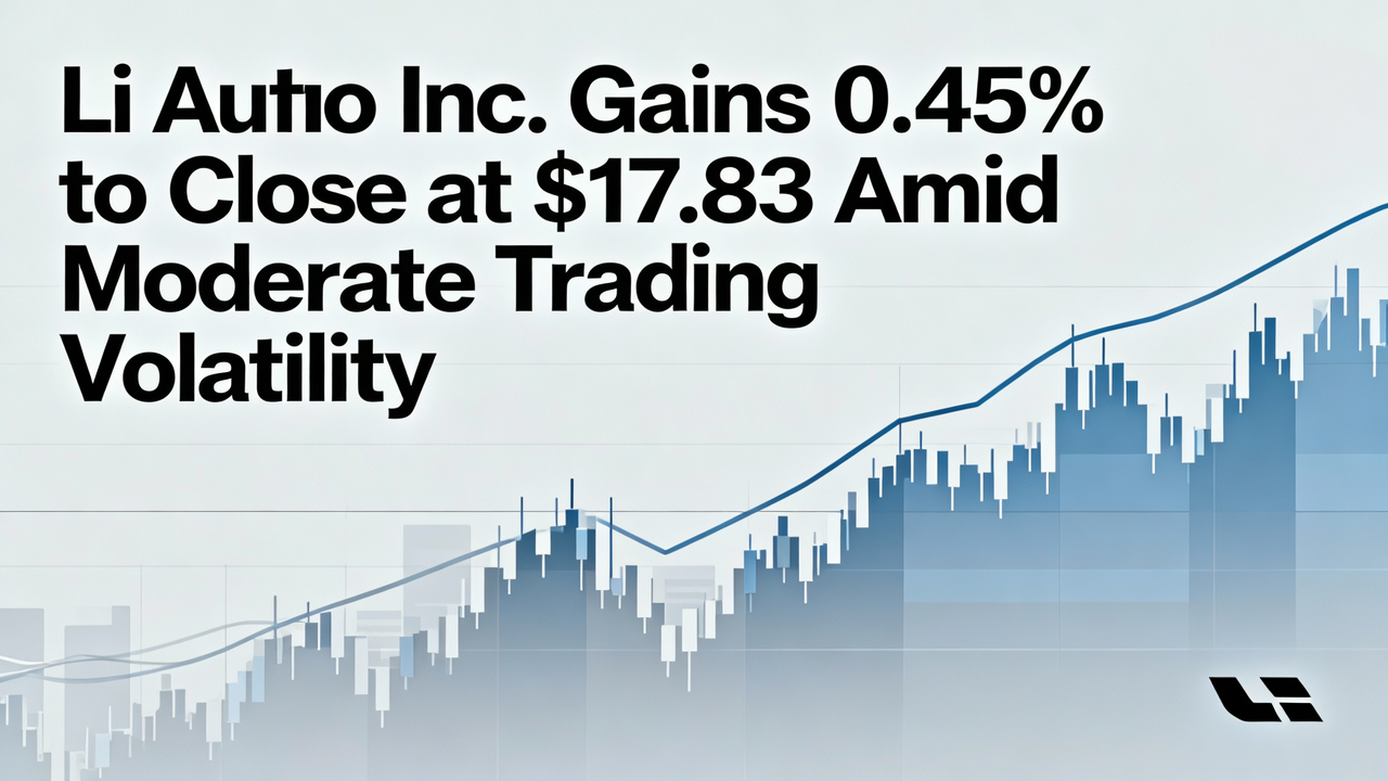 Li Auto Inc. Gains 0.45% to Close at $17.83 Amid Moderate Trading Volatility