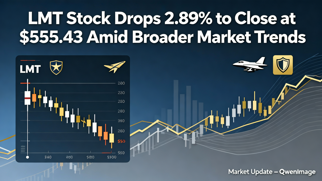 LMT Stock Drops 2.89% to Close at $555.43 Amid Broader Market Trends