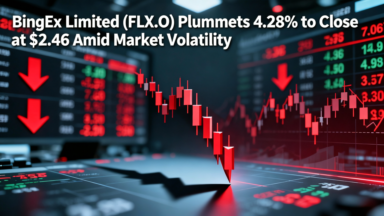 BingEx Limited (FLX.O) Plummets 4.28% to Close at $2.46 Amid Market Volatility