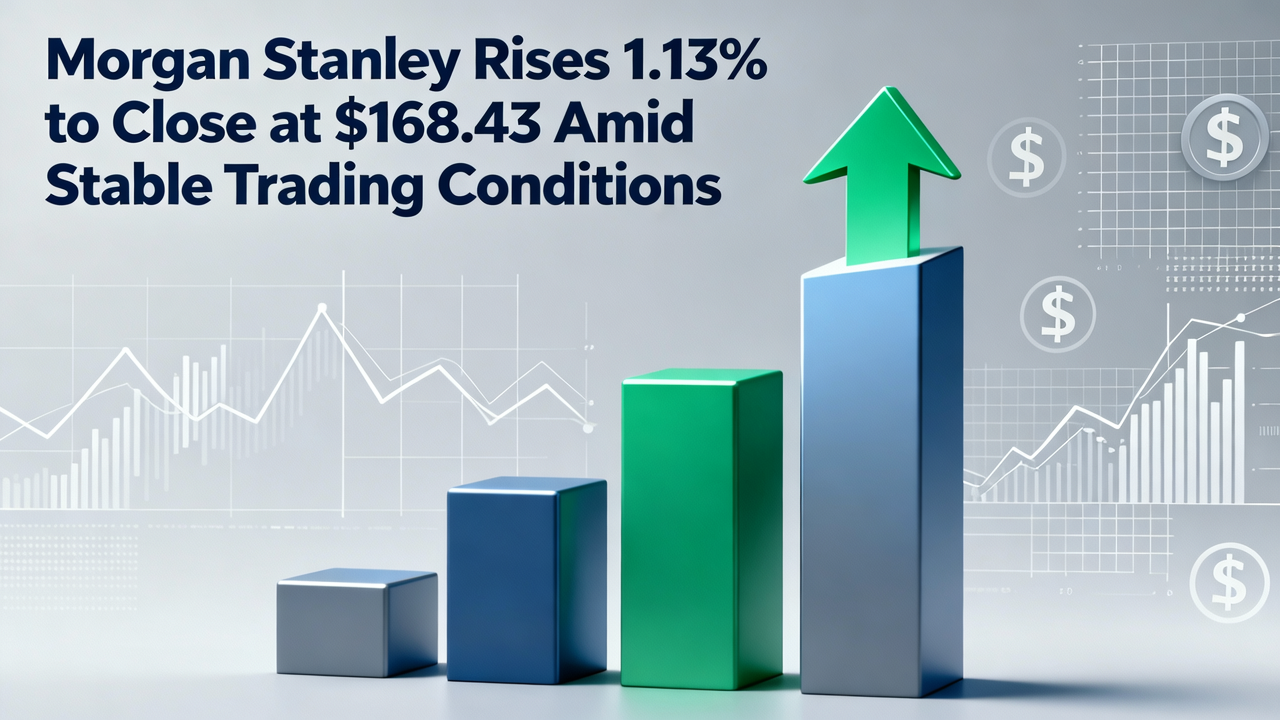 Morgan Stanley Rises 1.13% to Close at $168.43 Amid Stable Trading Conditions