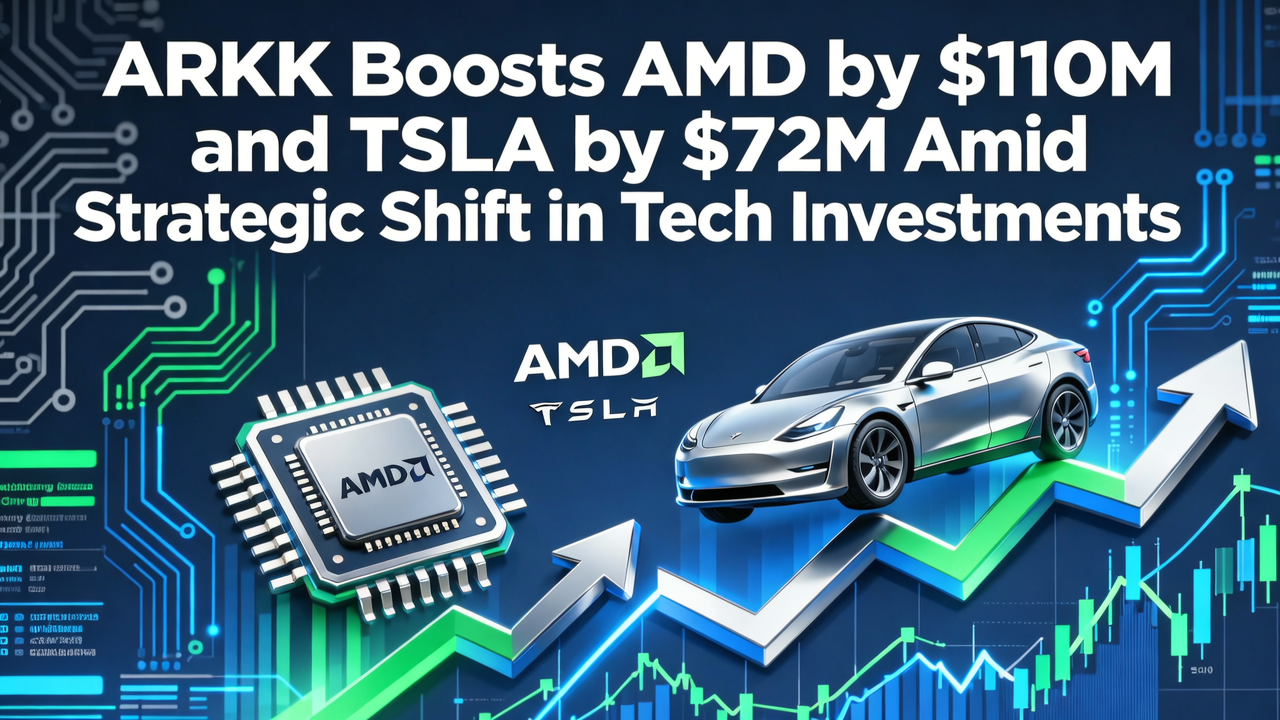 ARKK Boosts AMD by $110M and TSLA by $72M Amid Strategic Shift in Tech Investments