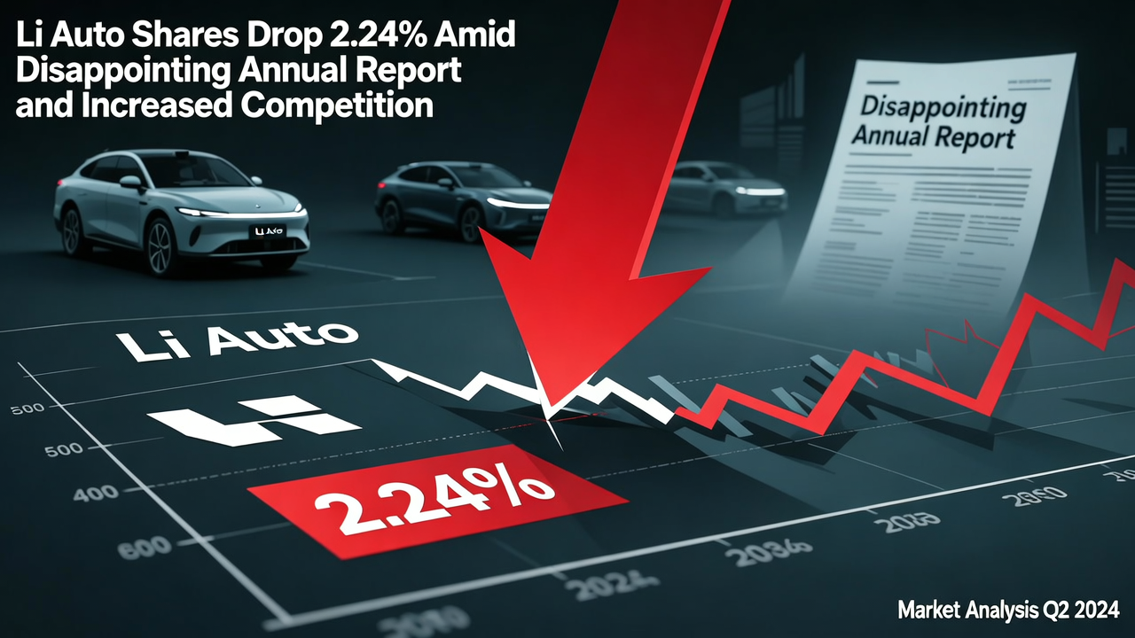 Li Auto Shares Drop 2.24% Amid Disappointing Annual Report and Increased Competition