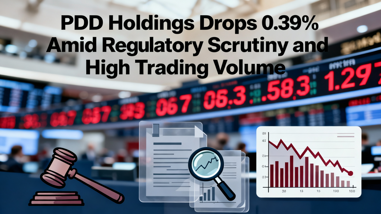 PDD Holdings Drops 0.39% Amid Regulatory Scrutiny and High Trading Volume