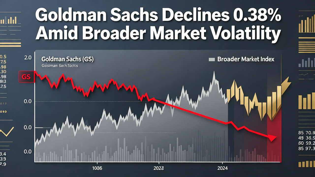 Goldman Sachs Declines 0.38% Amid Broader Market Volatility