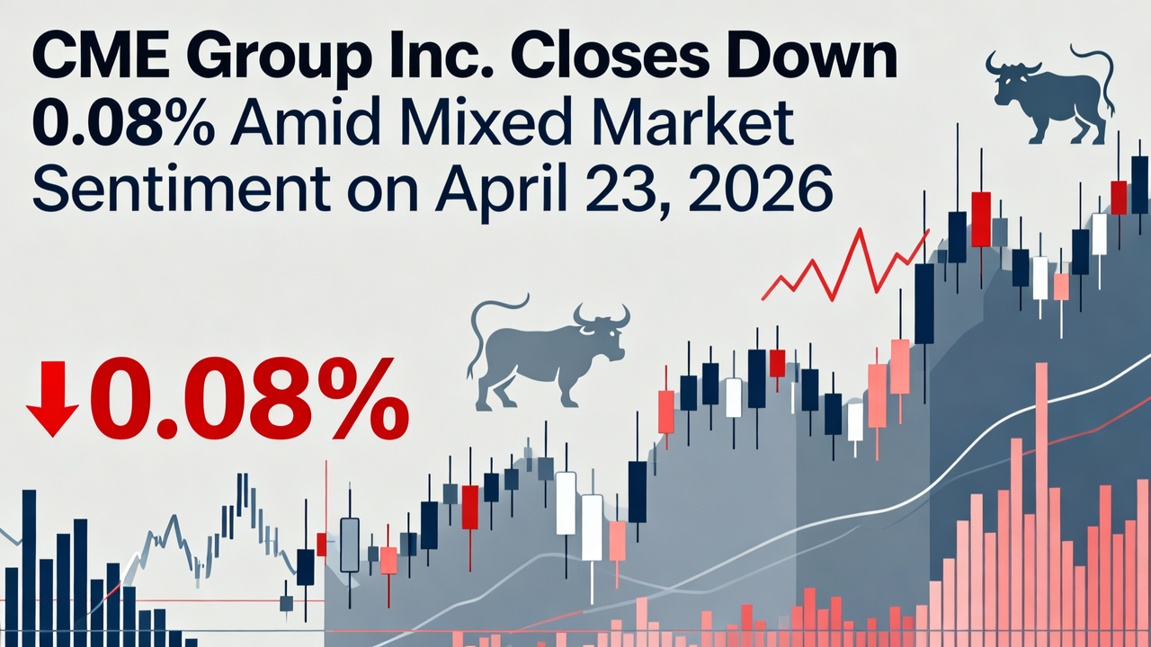 CME Group Inc. Closes Down 0.08% Amid Mixed Market Sentiment on April 23, 2026