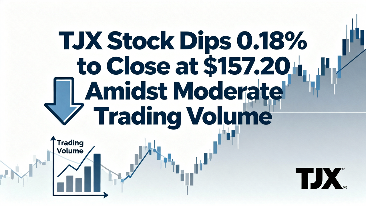 TJX Stock Dips 0.18% to Close at $157.20 Amidst Moderate Trading Volume