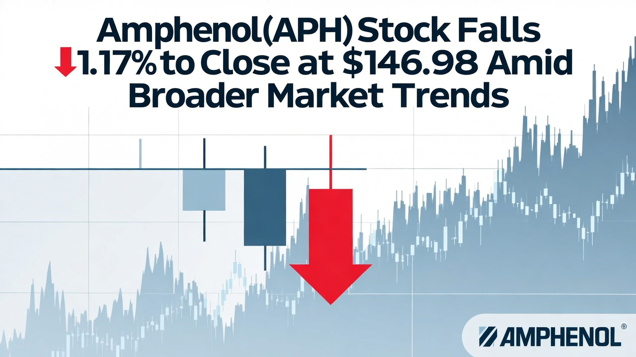 Amphenol (APH) Stock Falls 1.17% to Close at $146.98 Amid Broader Market Trends