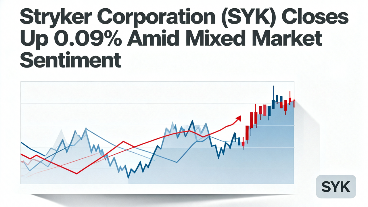 Stryker Corporation (SYK) Closes Up 0.09% Amid Mixed Market Sentiment