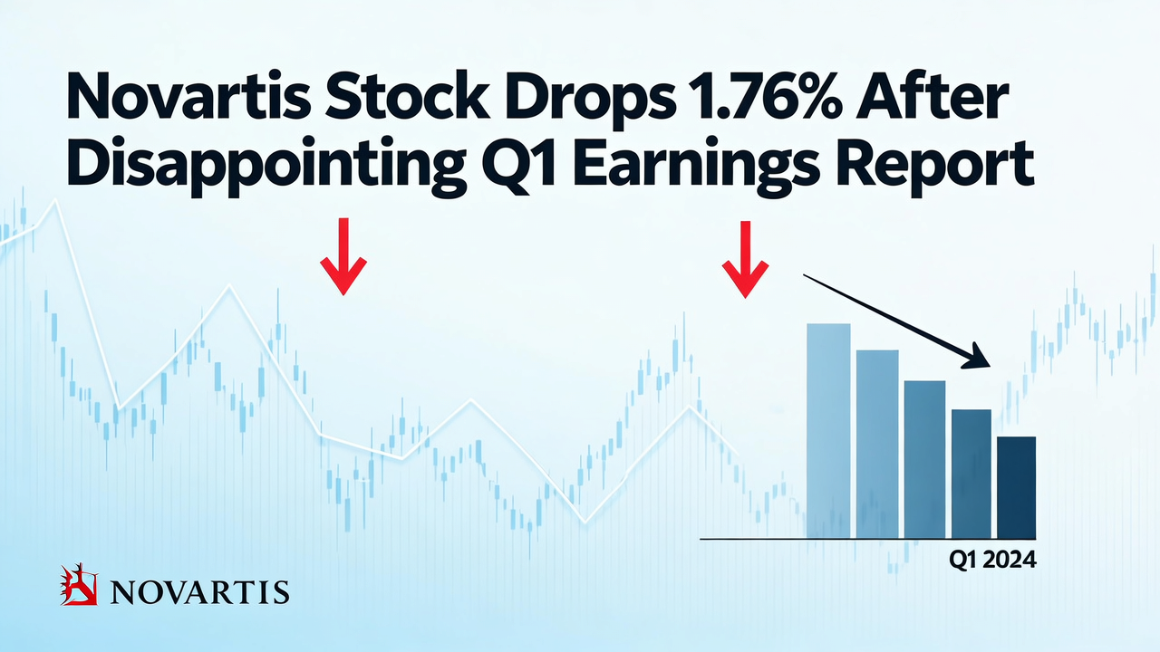 Novartis Stock Drops 1.76% After Disappointing Q1 Earnings Report