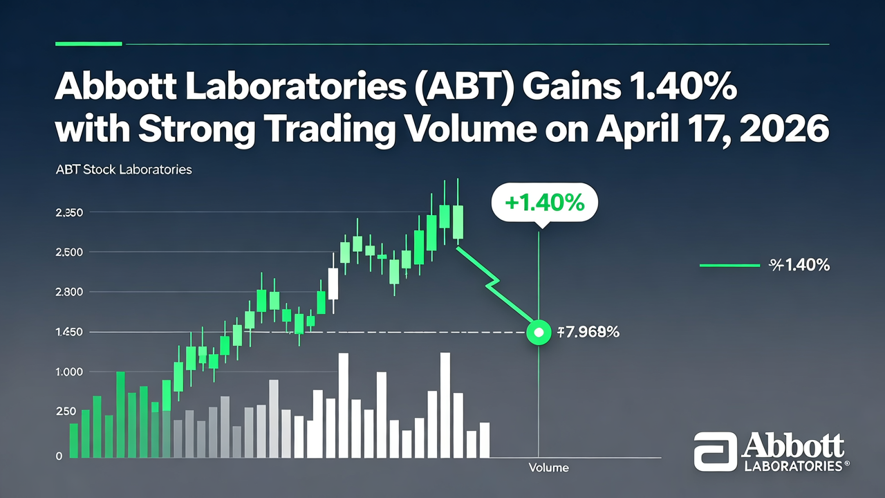 Abbott Laboratories (ABT) Gains 1.40% with Strong Trading Volume on April 17, 2026