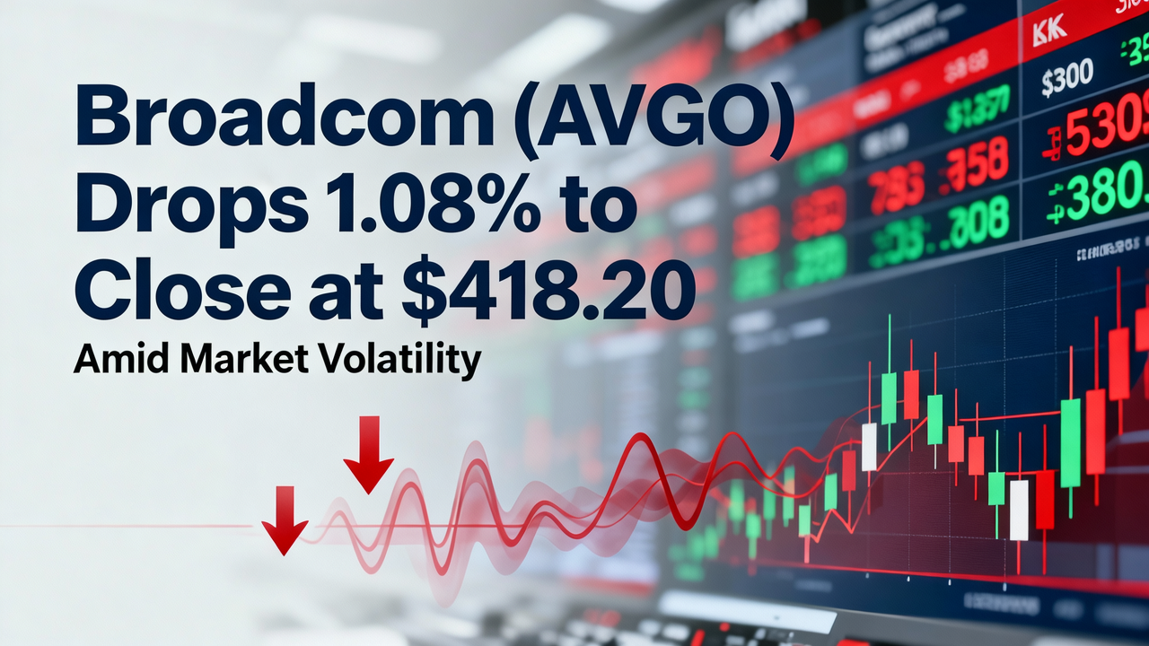 Broadcom (AVGO) Drops 1.08% to Close at $418.20 Amid Market Volatility