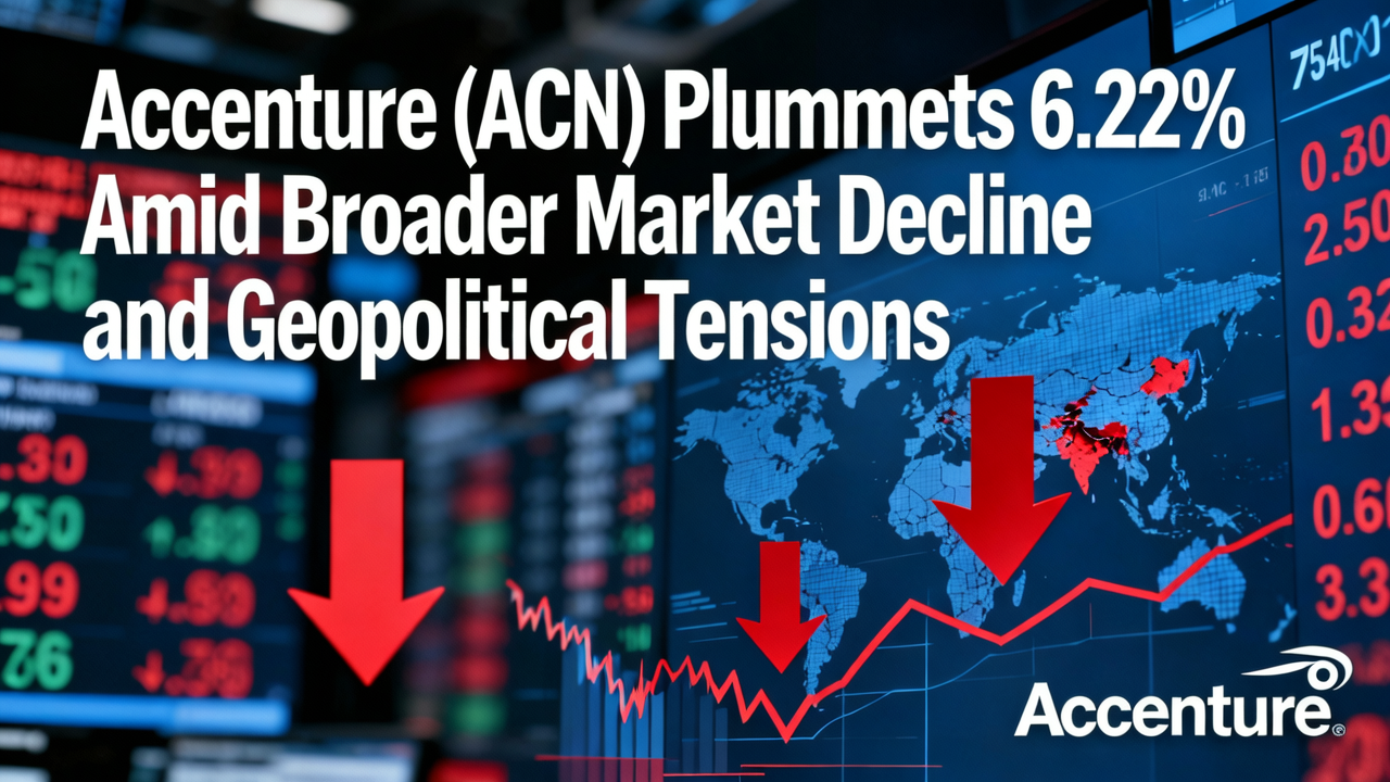 Accenture (ACN) Plummets 6.22% Amid Broader Market Decline and Geopolitical Tensions