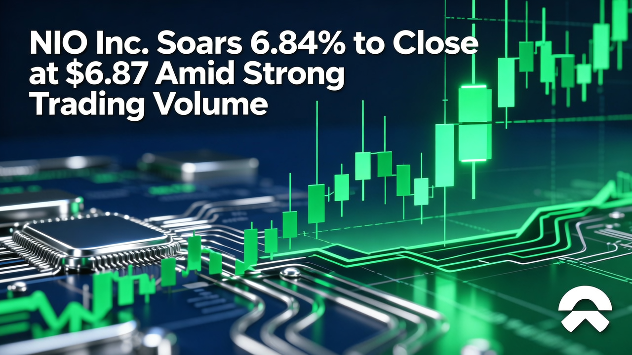 NIO Inc. Soars 6.84% to Close at $6.87 Amid Strong Trading Volume