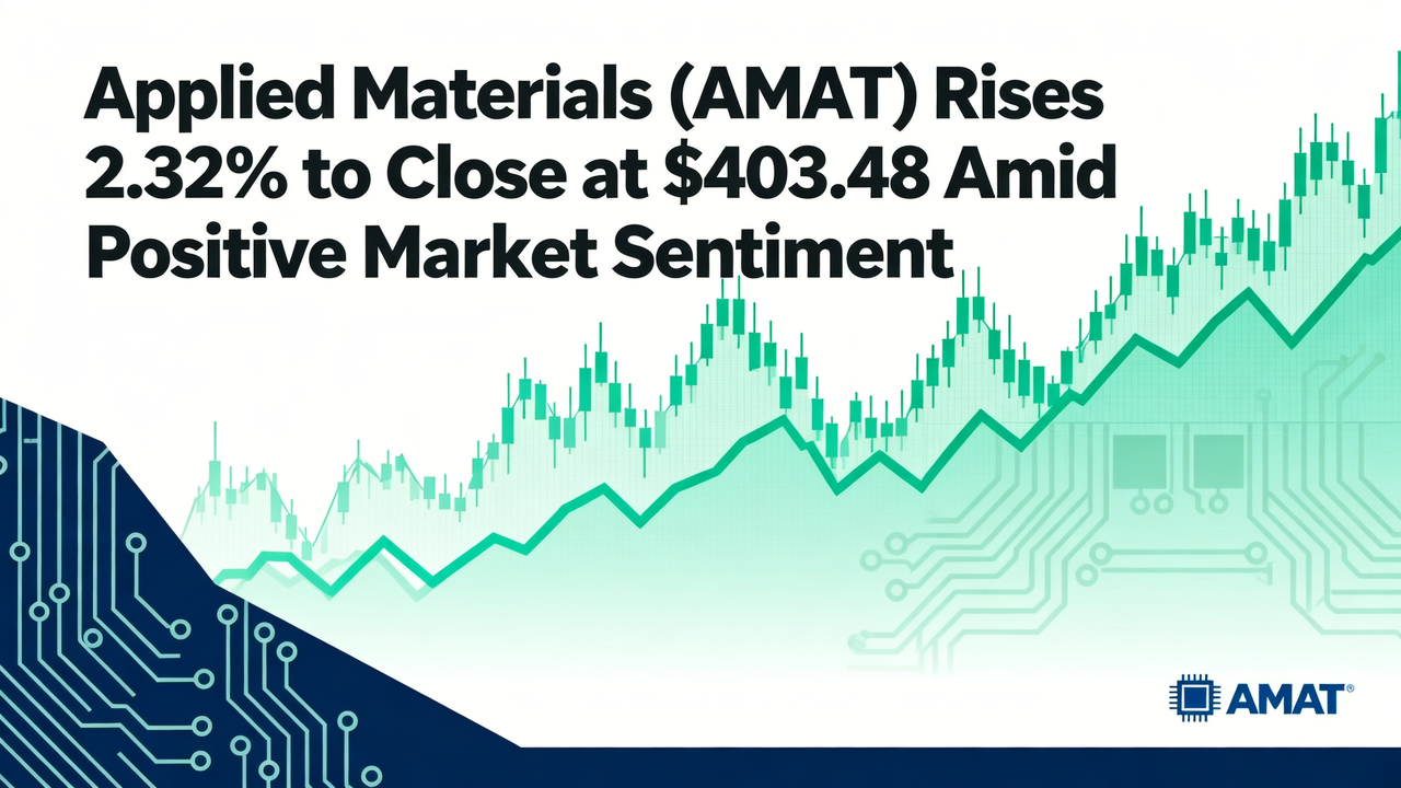 Applied Materials (AMAT) Rises 2.32% to Close at $403.48 Amid Positive Market Sentiment