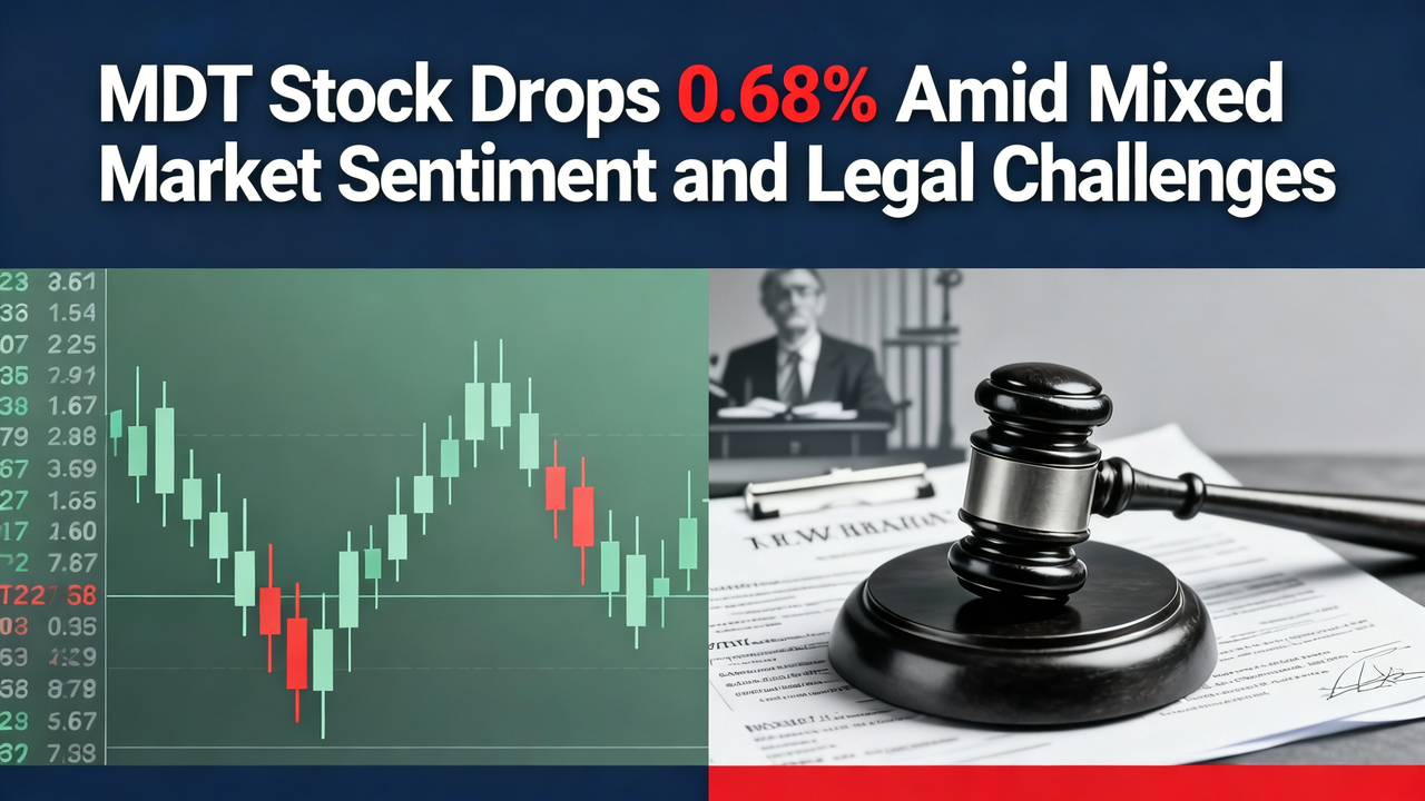 MDT Stock Drops 0.68% Amid Mixed Market Sentiment and Legal Challenges