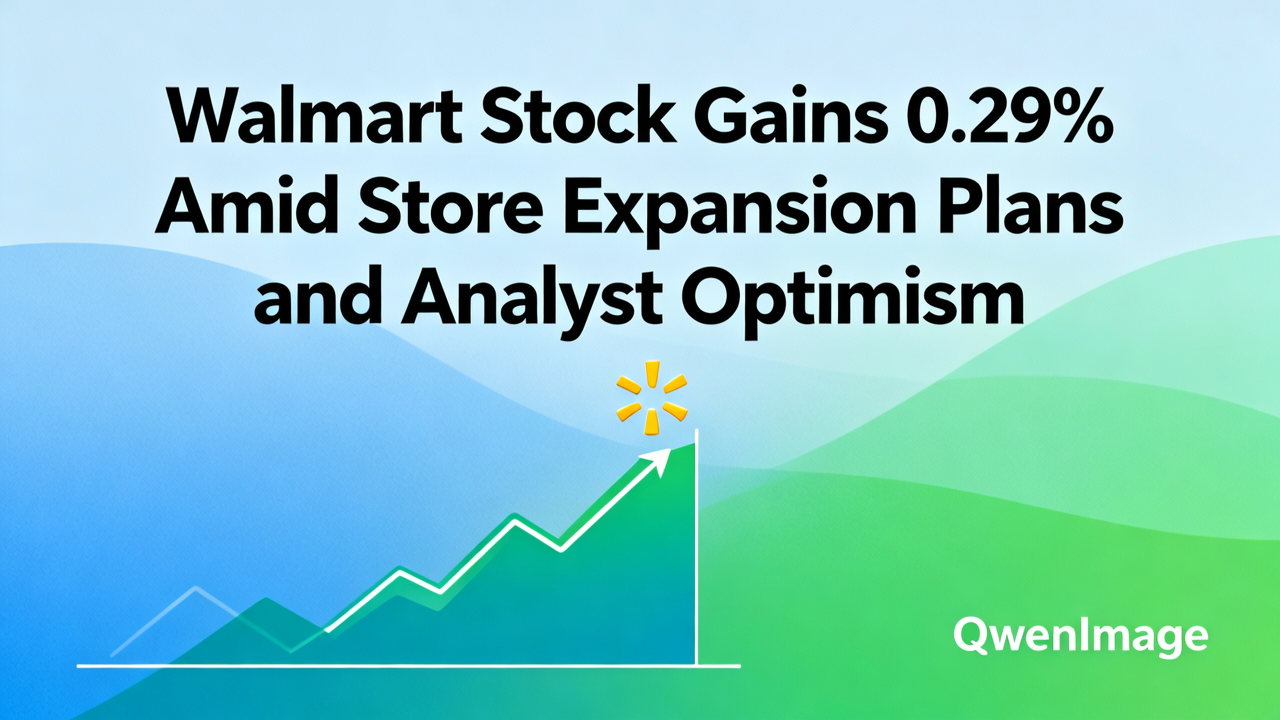 Walmart Stock Gains 0.29% Amid Store Expansion Plans and Analyst Optimism