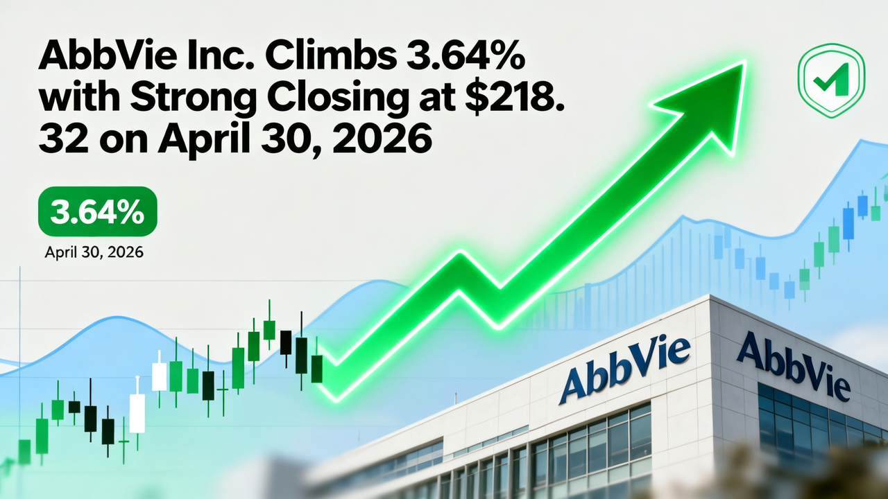 AbbVie Inc. Climbs 3.64% with Strong Closing at $218.32 on April 30, 2026