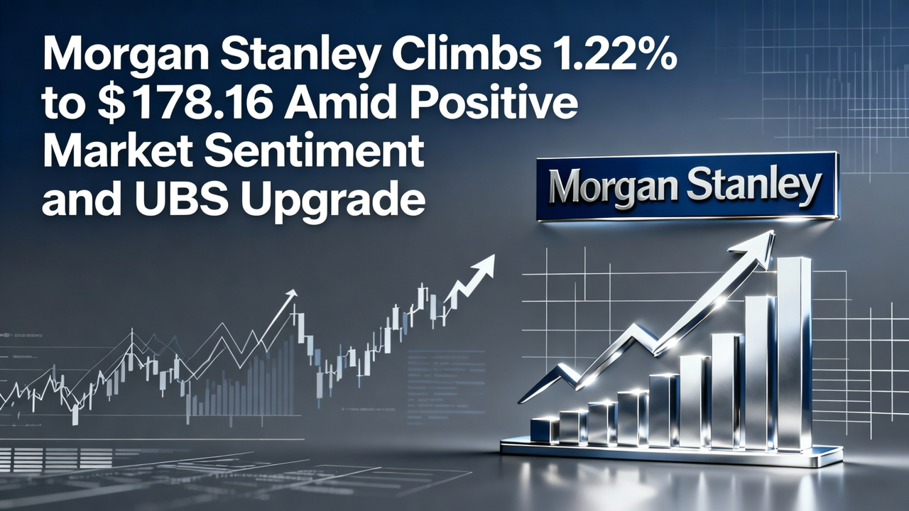 Morgan Stanley Climbs 1.22% to $178.16 Amid Positive Market Sentiment and UBS Upgrade