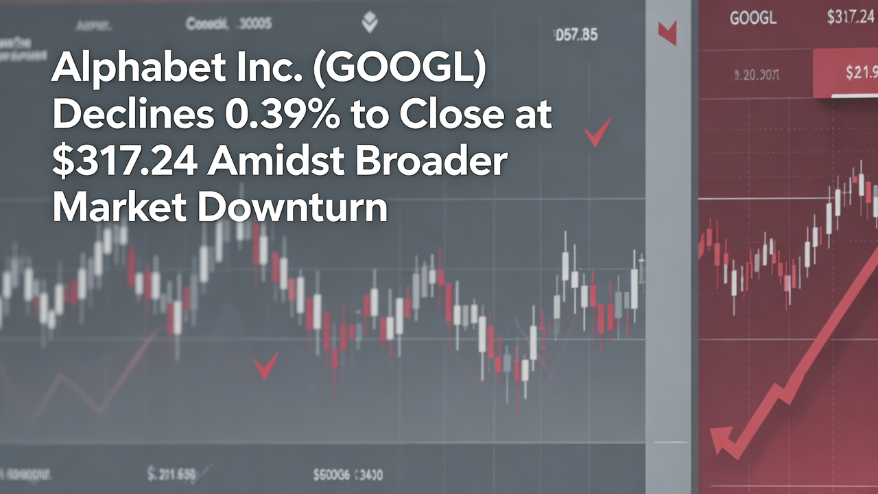 Alphabet Inc. (GOOGL) Declines 0.39% to Close at $317.24 Amidst Broader Market Downturn