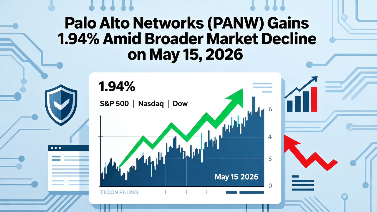 Palo Alto Networks (PANW) Gains 1.94% Amid Broader Market Decline on May 15, 2026