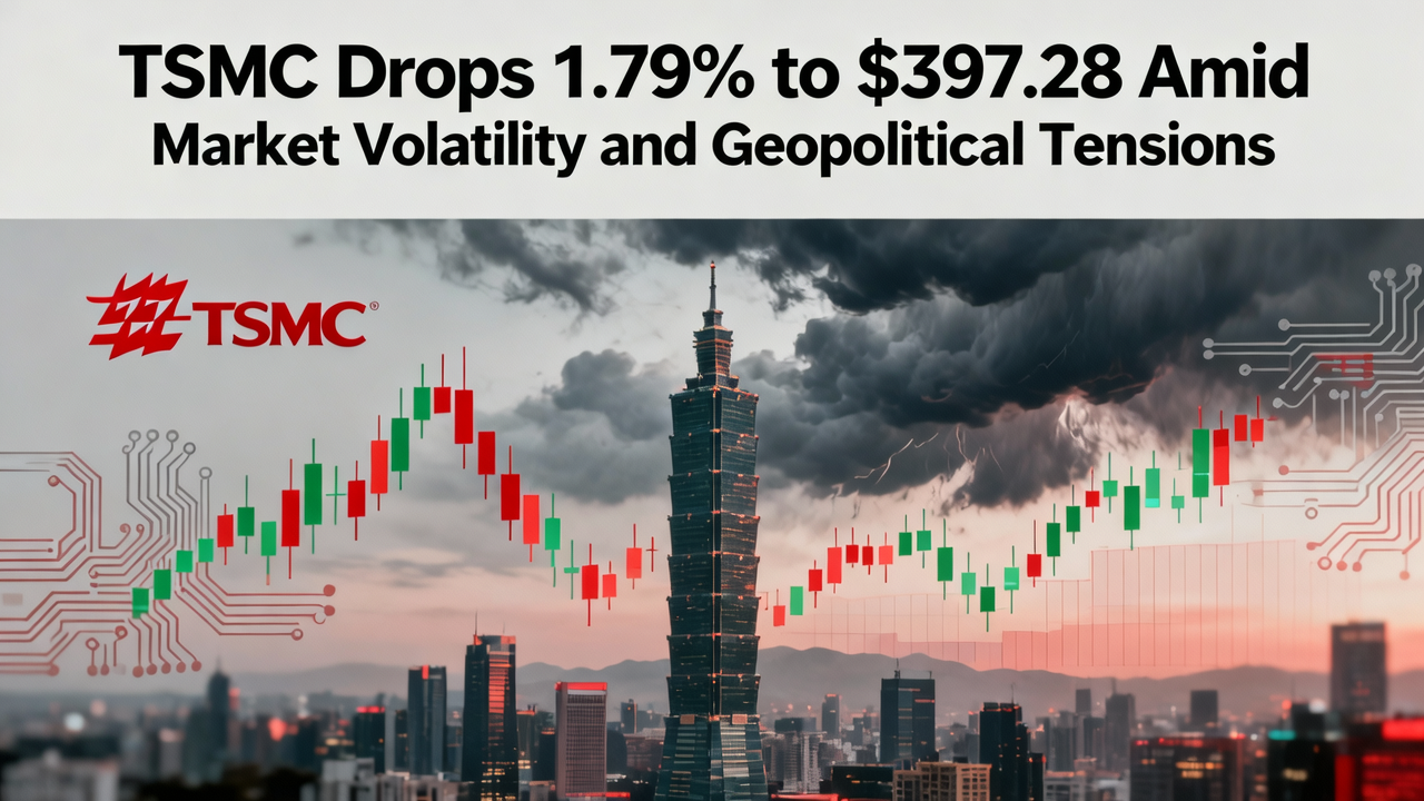 TSMC Drops 1.79% to $397.28 Amid Market Volatility and Geopolitical Tensions