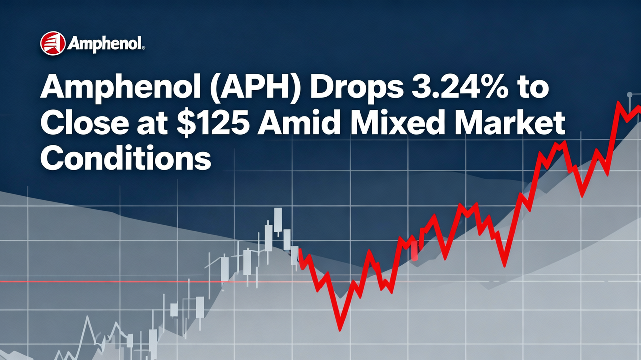 Amphenol (APH) Drops 3.24% to Close at $125 Amid Mixed Market Conditions