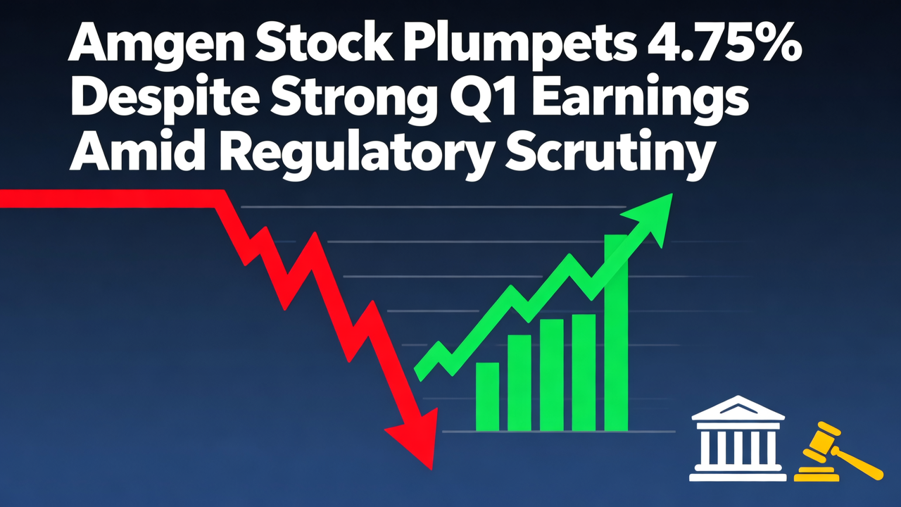 Amgen Stock Plummets 4.75% Despite Strong Q1 Earnings Amid Regulatory Scrutiny