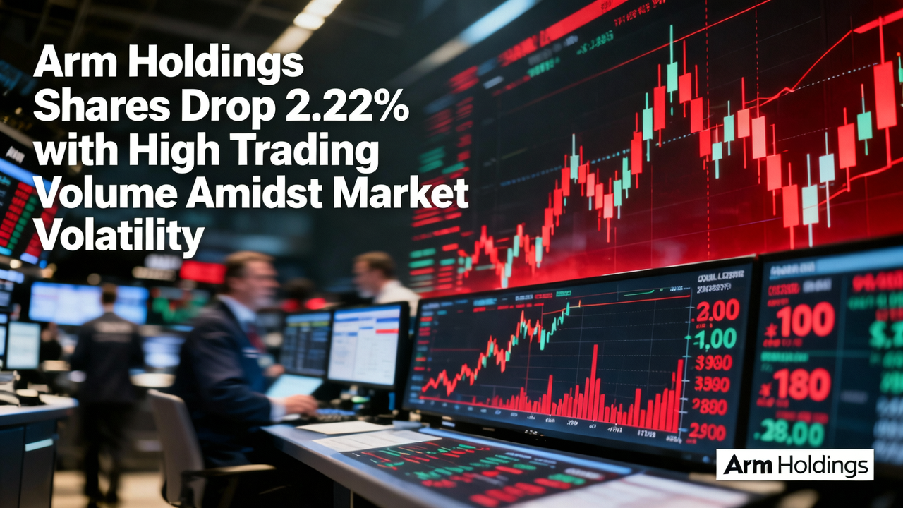 Arm Holdings Shares Drop 2.22% with High Trading Volume Amidst Market Volatility