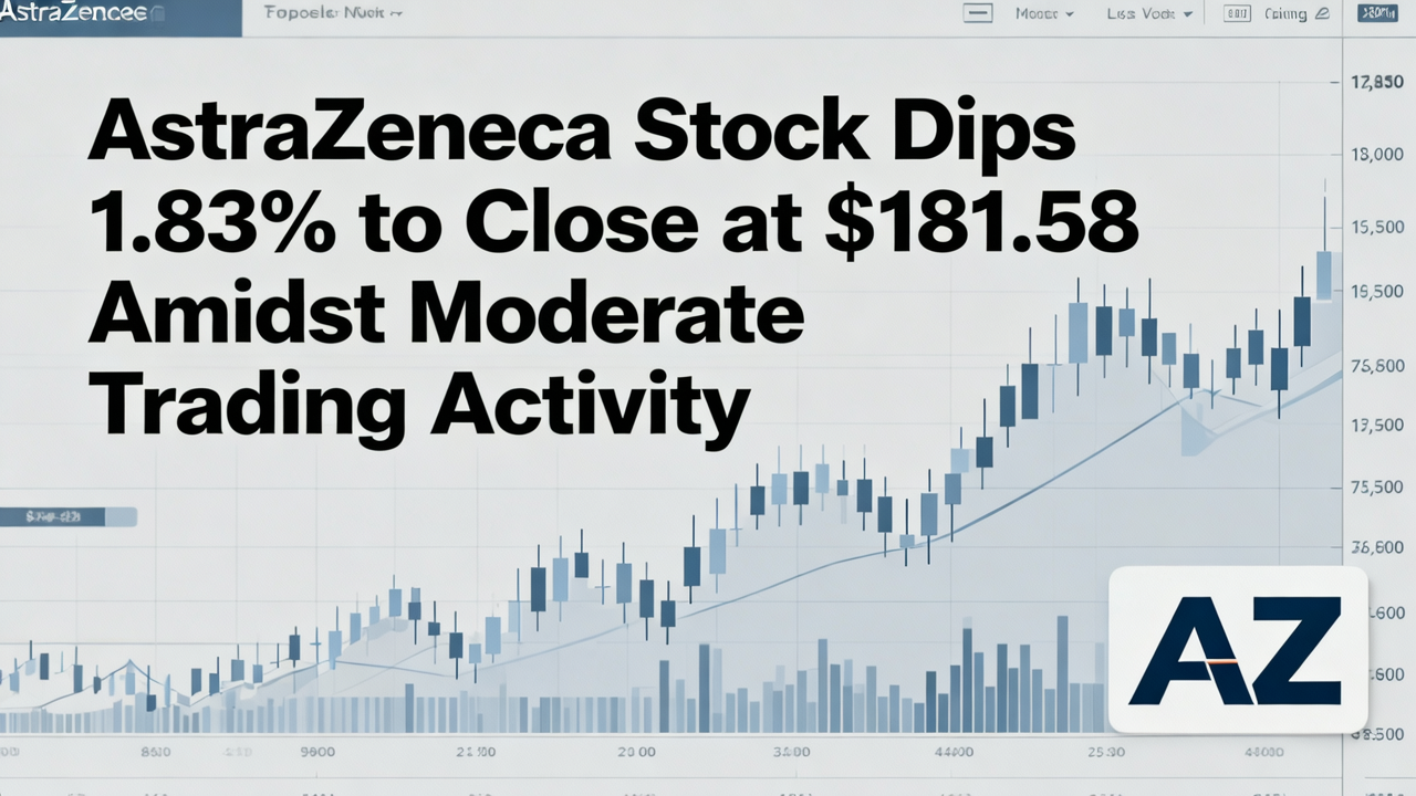 AstraZeneca Stock Dips 1.83% to Close at $181.58 Amidst Moderate Trading Activity