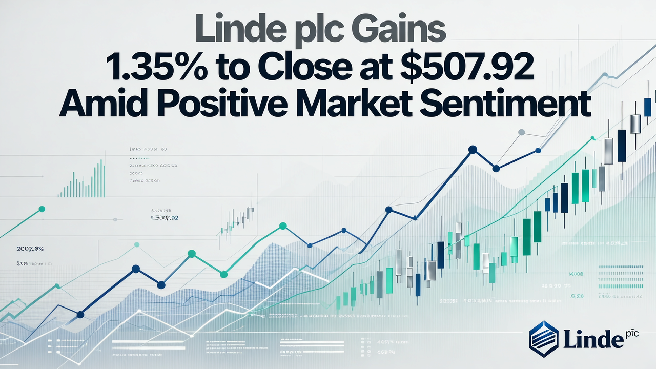 Linde plc Gains 1.35% to Close at $507.92 Amid Positive Market Sentiment