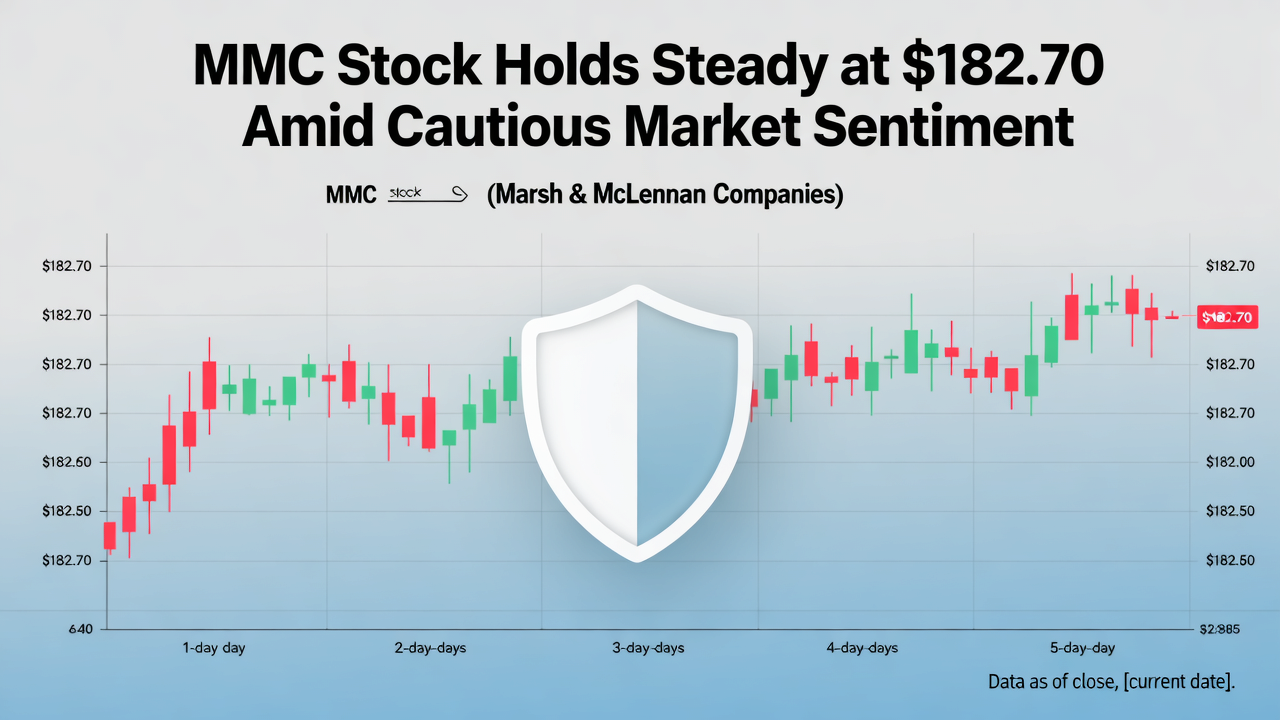 MMC Stock Holds Steady at $182.70 Amid Cautious Market Sentiment