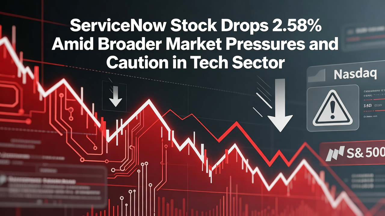 ServiceNow Stock Drops 2.58% Amid Broader Market Pressures and Caution in Tech Sector