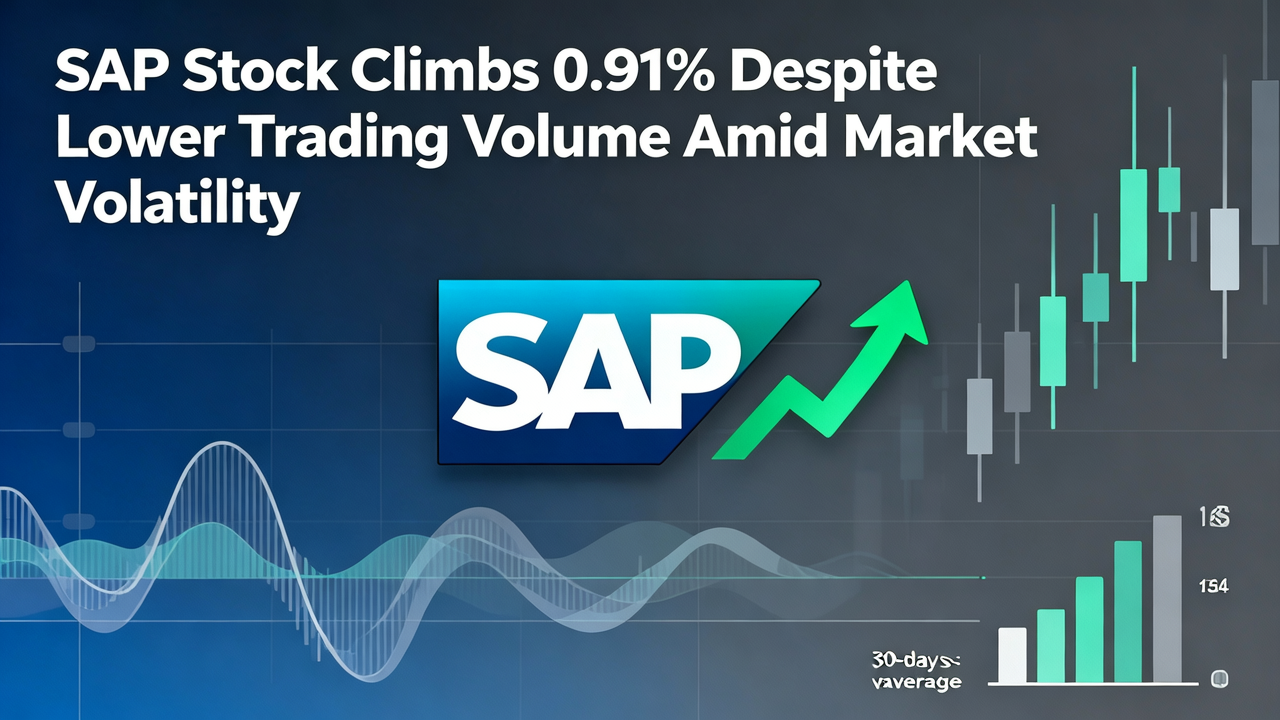SAP Stock Climbs 0.91% Despite Lower Trading Volume Amid Market Volatility