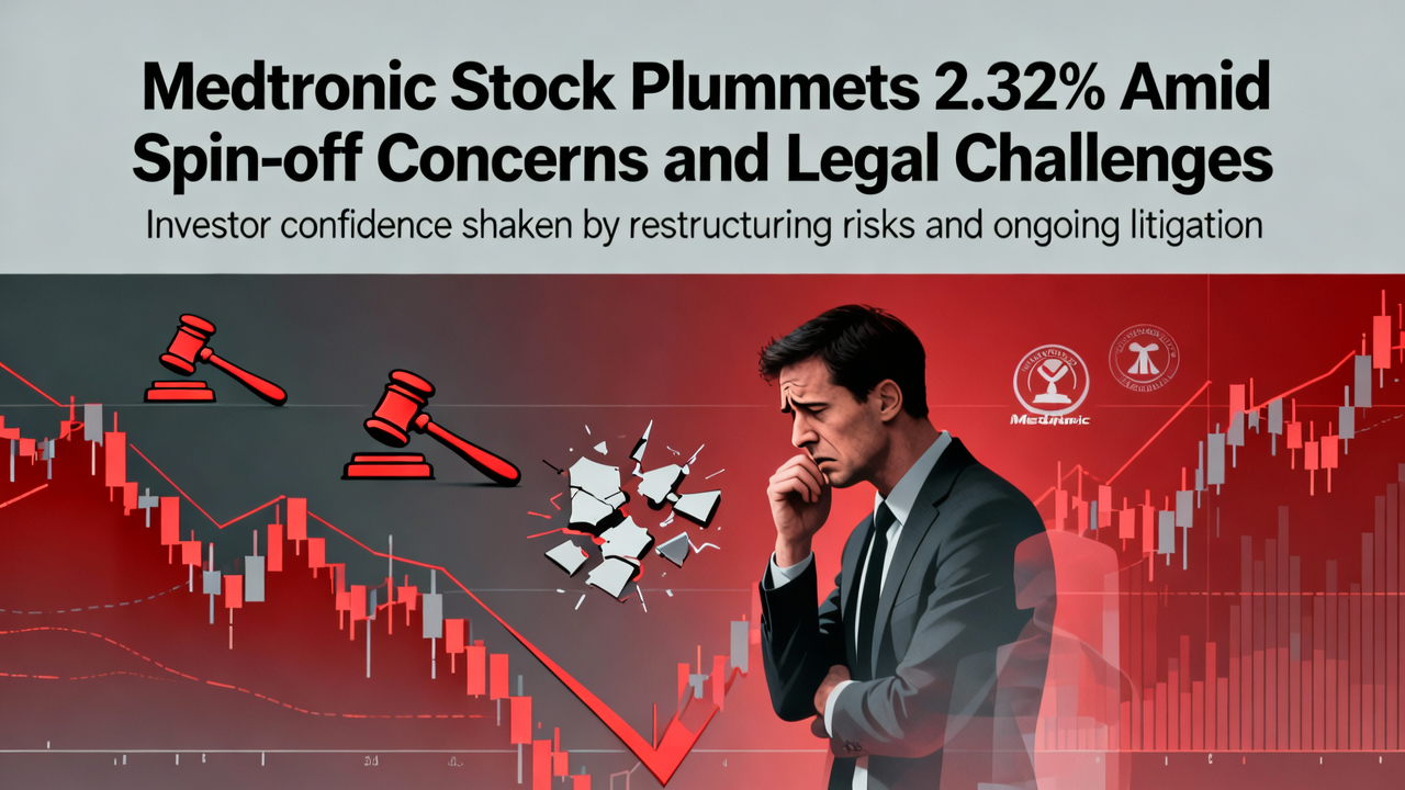 Medtronic Stock Plummets 2.32% Amid Spin-off Concerns and Legal Challenges
