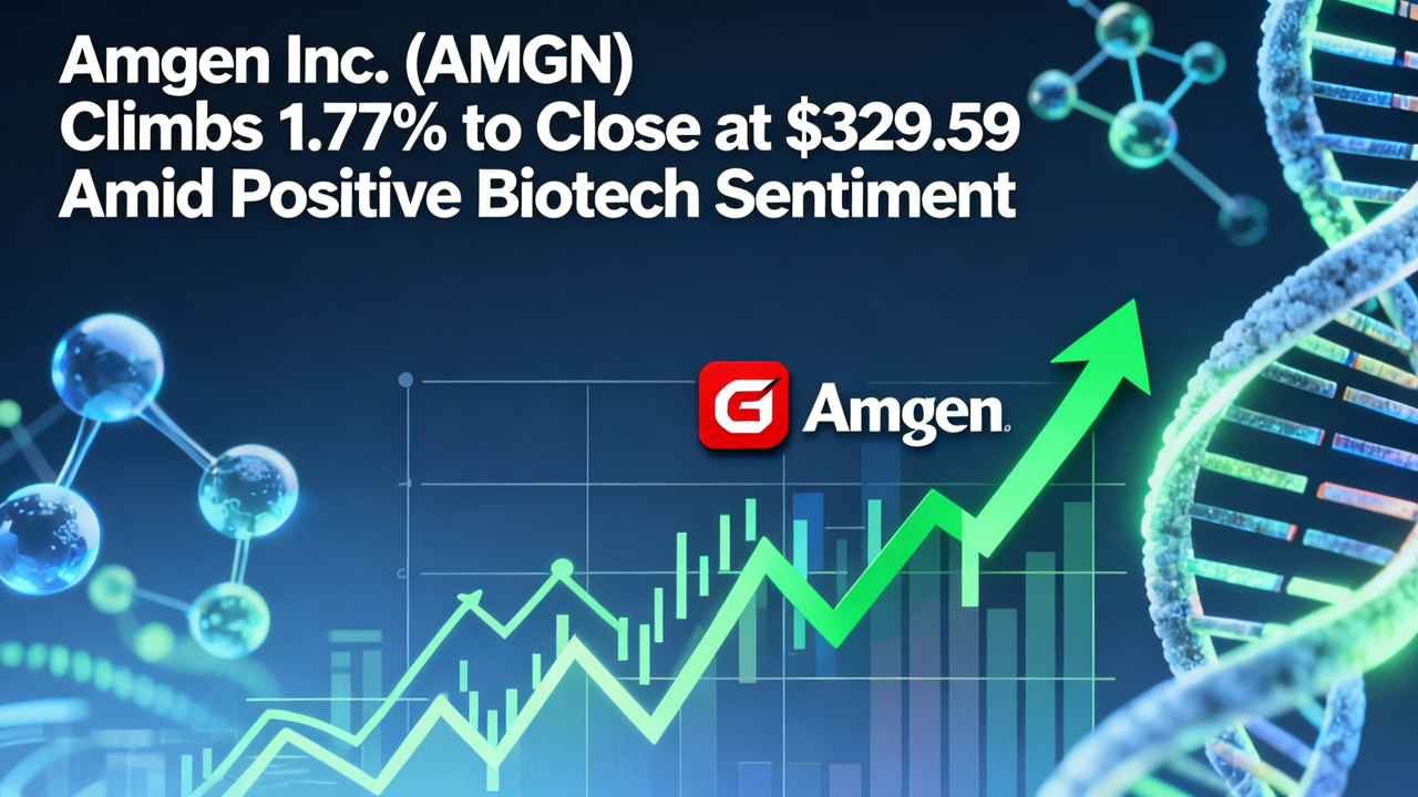 Amgen Inc. (AMGN) Climbs 1.77% to Close at $329.59 Amid Positive Biotech Sentiment